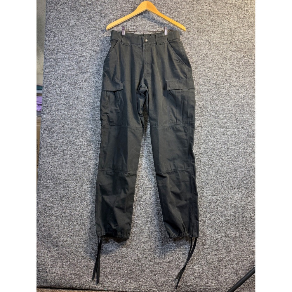 5.11 Tactical Mens Black Ripstop Cargo Pants Medium Long Reinforced Seat Utility